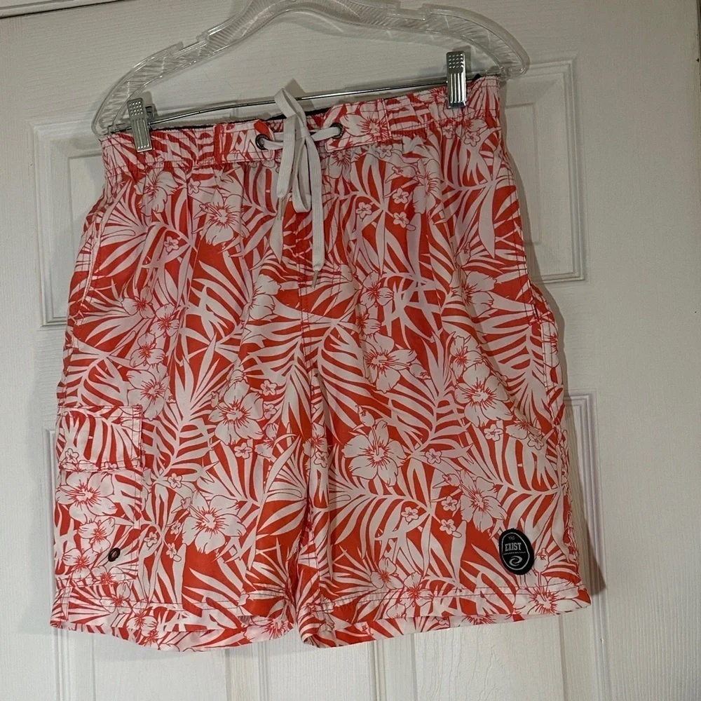 Men’s Exist swim trunks.